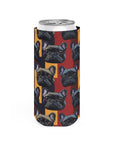 Chic Canine Checkmate - Frenchie Edition Slim Can Cooler