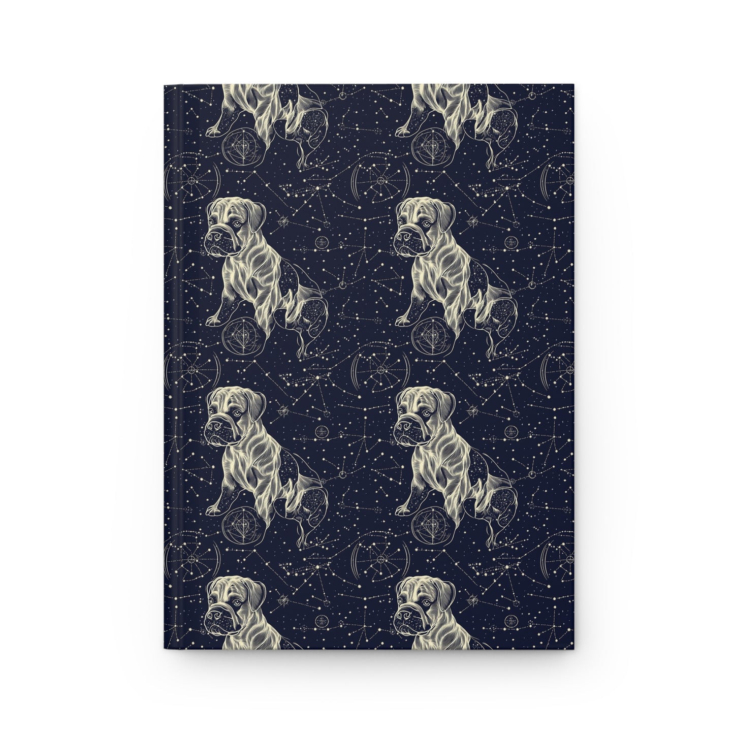 Celestial Boxer Bliss Hardcover Journal Matte