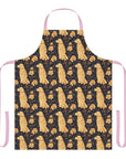 Golden Paws Floral Frenchie Apron