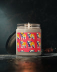 Bubblegum Glamour Bulldog Bouquet Scented Soy Candle