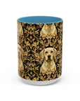 Royal Pawsitivity Labs Accent Coffee Mug