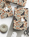 Blossoming Dachshunds Delight Gift Wrap Papers