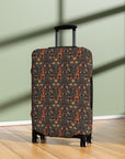 Dapper Dachshund Embroidery Elegance Luggage Cover