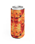 Golden Glamour Paws Slim Can Cooler