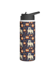 Bulldog Blossom Bonanza Stainless Steel Water Bottle