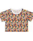 Bloom Pup Frenchietastic Splatter Crop Tee