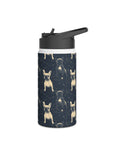 Frenchie Celestial Soar Stainless Steel Water Bottle