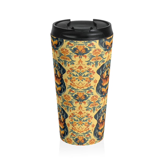 Royal Rottie Regalia Stainless Steel Travel Mug