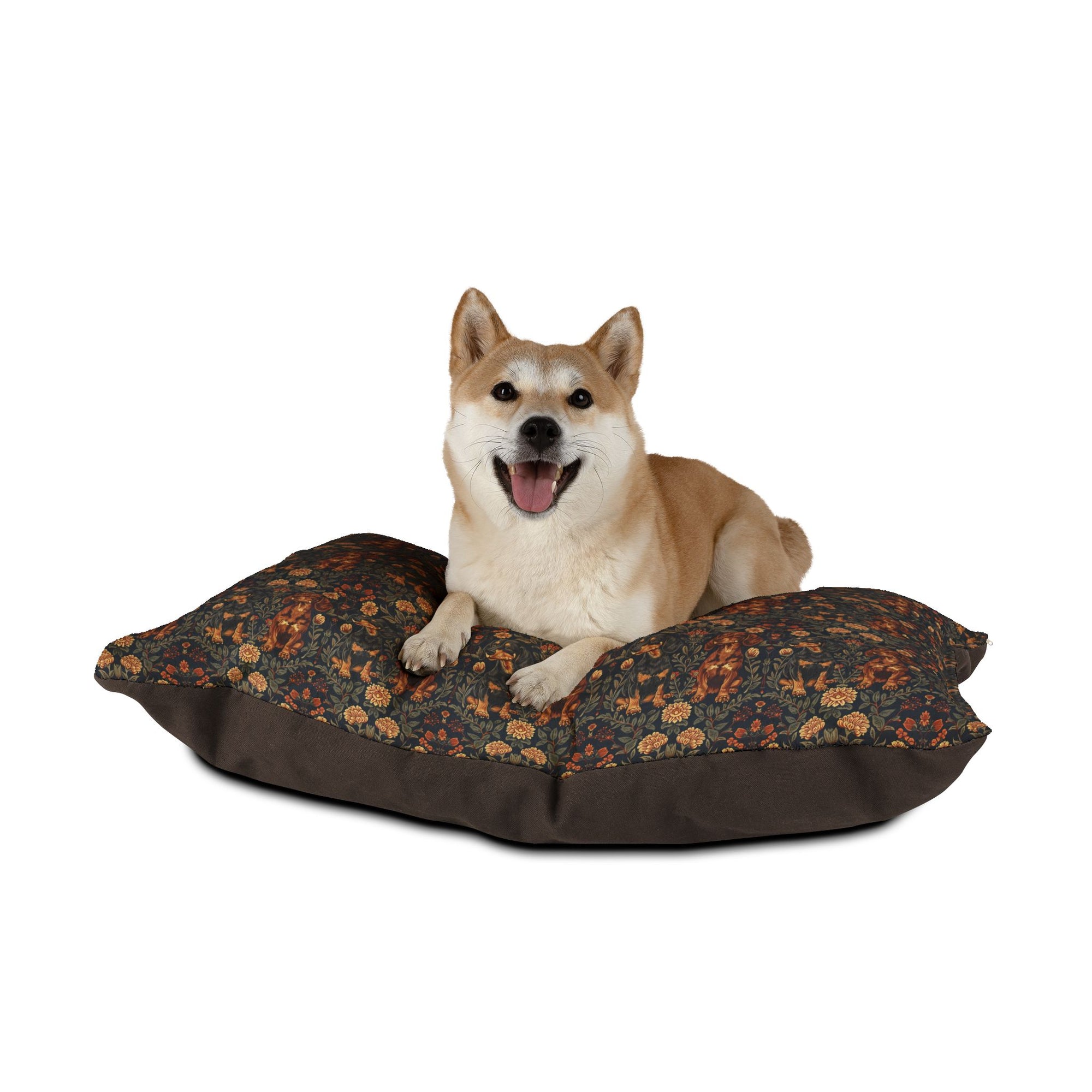 Dapper Dachshund Embroidery Elegance Pet Bed