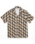 Whimsical Dachsund Dreamcatcher Men's Hawaiian Camp Shirt