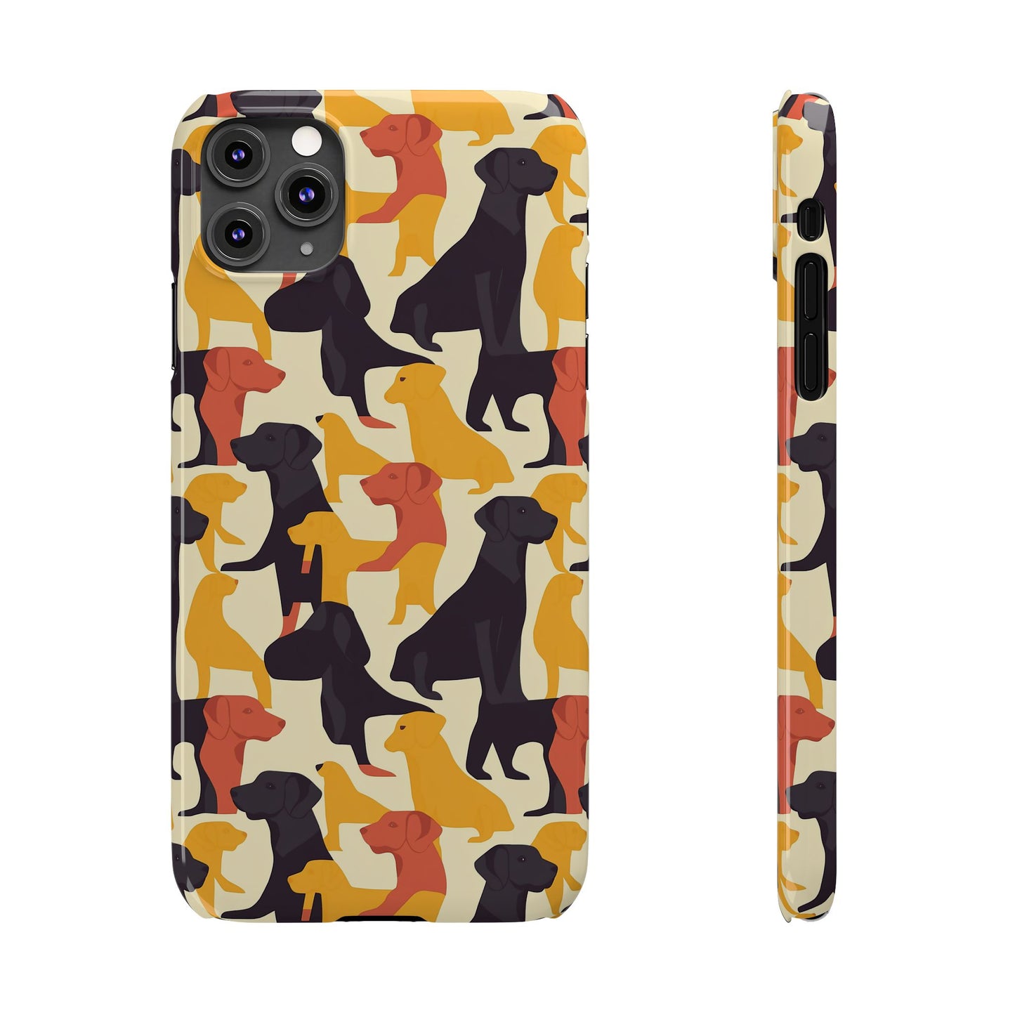 Modern Charm Labrador Chic Slim Phone Cases