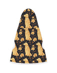 Golden Paws Floral Frenchie Pet Hoodie