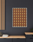 Golden Pawsatronic Tapestry Matte Canvas, Framed