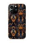 Modern Rottweiler Royalty Slim Phone Cases