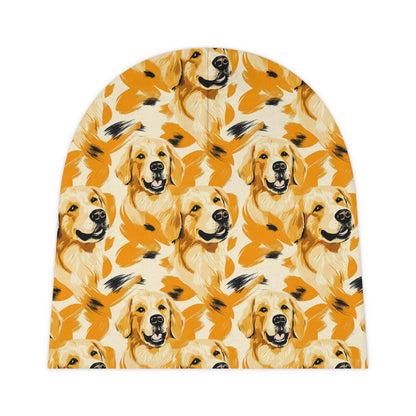 Golden Glitz 'n Glamour Woofwear Baby Beanie