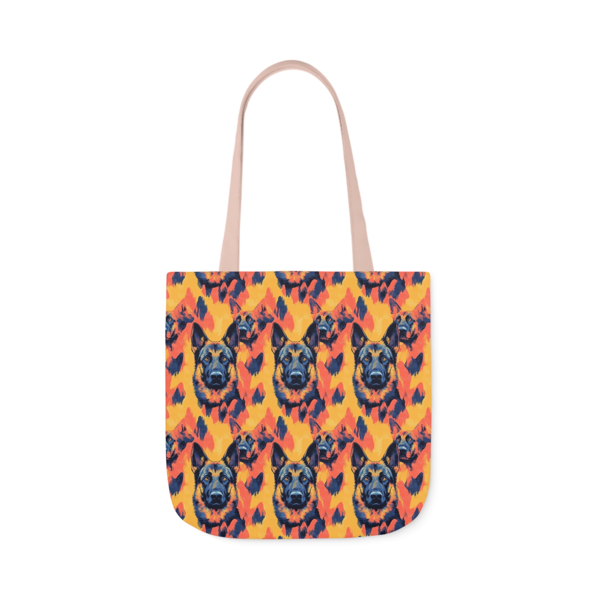 Impressionistic German Shepherds Canvas Tote Bag