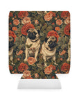 Blooming Pug Paradise Can Cooler Sleeve