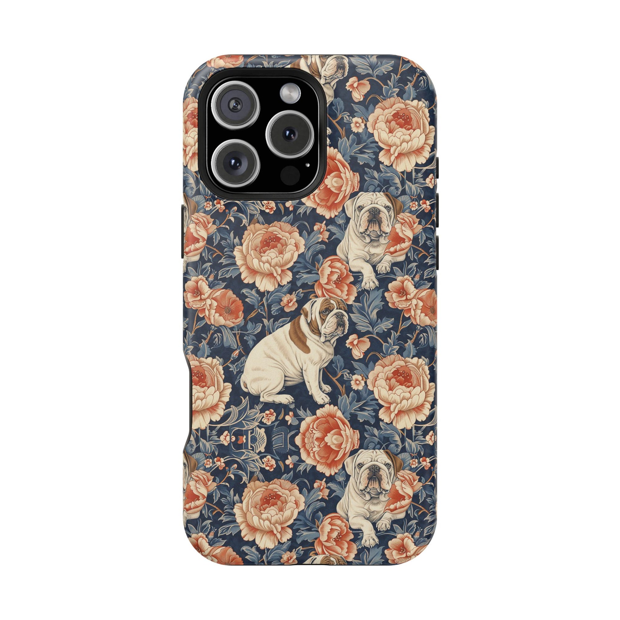 Blooming Bulldog Beauty Magnetic Tough Cases