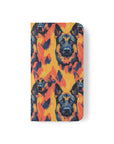 Impressionistic German Shepherds Flip Cases