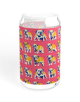 Bubblegum Glamour Bulldog Bouquet Sipper Glass