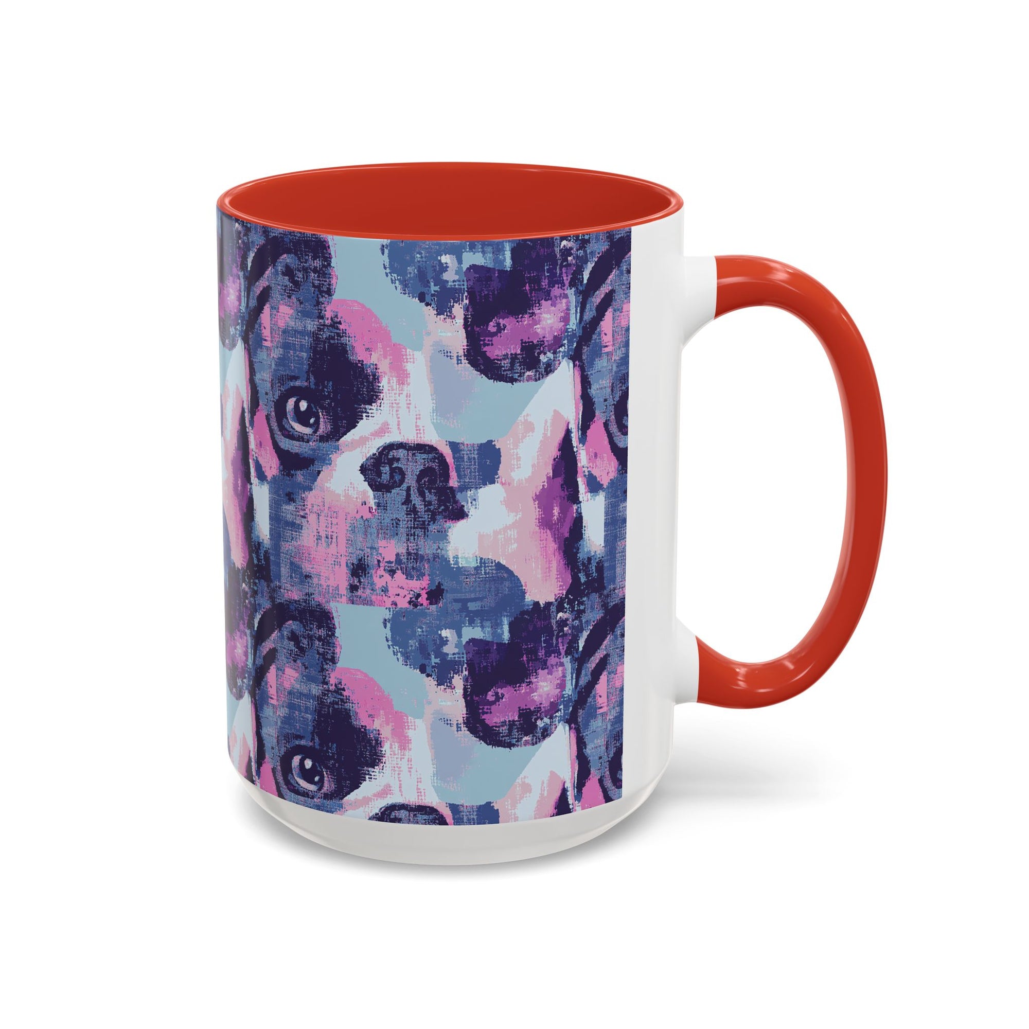 Funky Geometric Boxerista Accent Coffee Mug