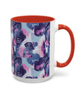 Funky Geometric Boxerista Accent Coffee Mug