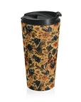 Autumnal German Shepherd Glamour Stainless Steel Travel Mug