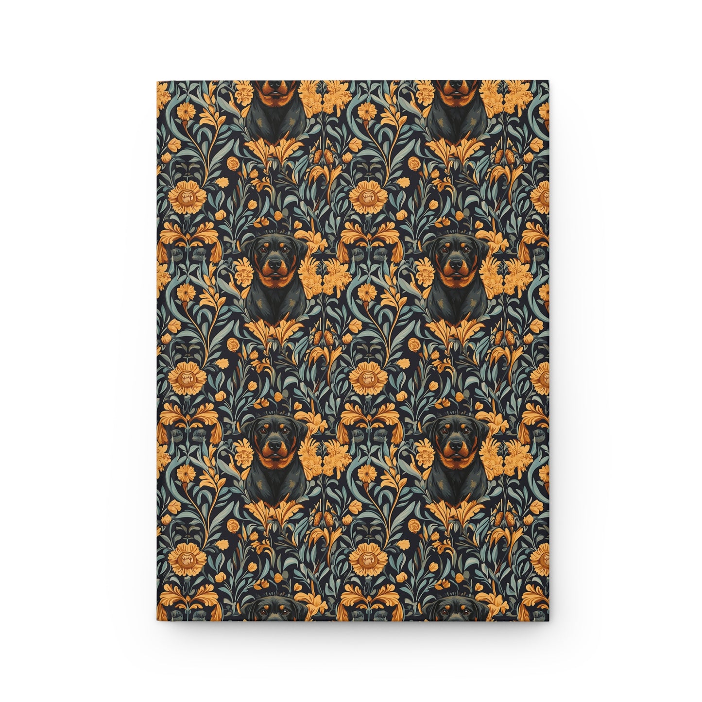 Ruffle Rottie Glamourific Hardcover Journal Matte