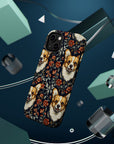 Floofy Corgi Blossom Blast Magnetic Tough Cases