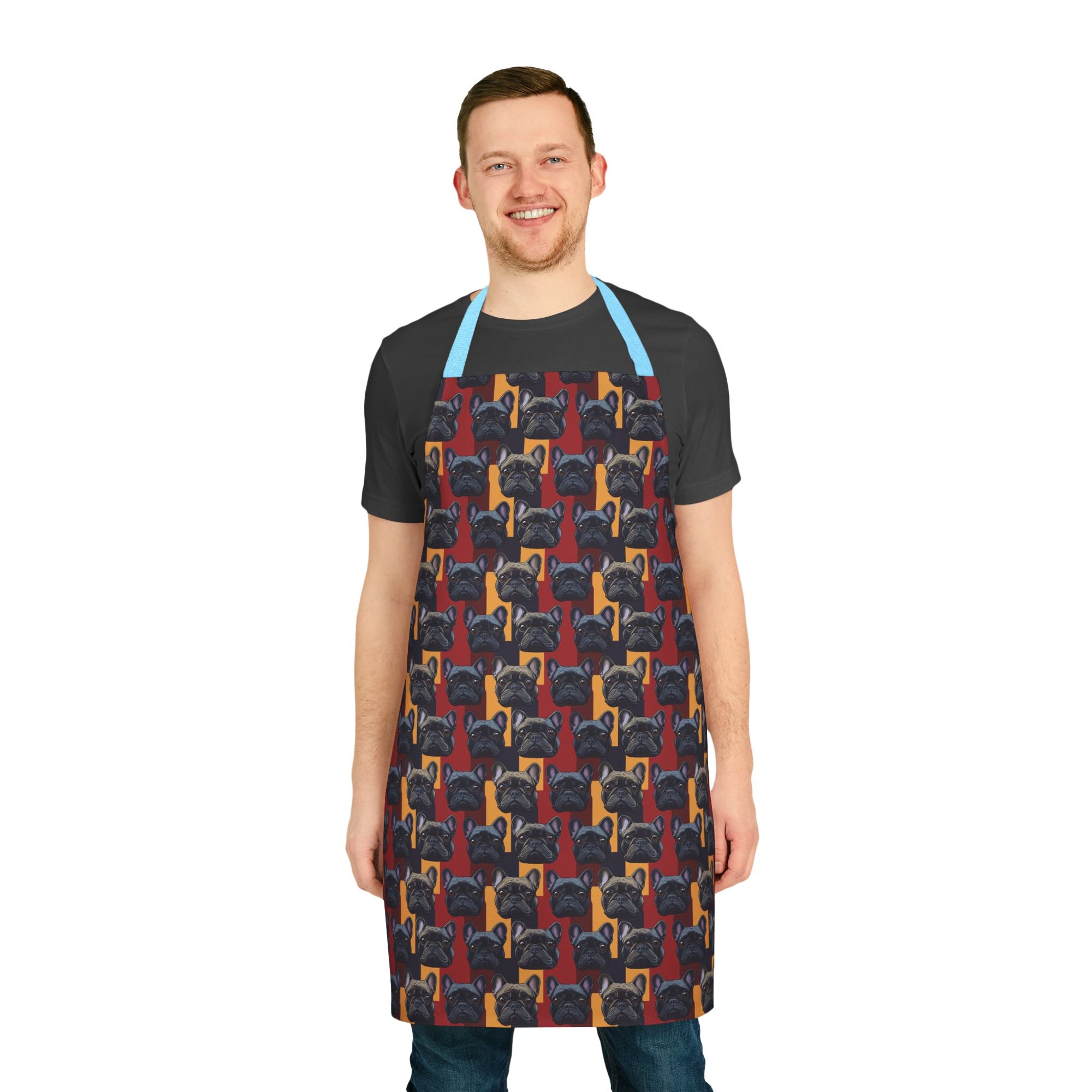 Chic Canine Checkmate - Frenchie Edition Apron