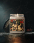 Blooming Pug Paradise Scented Soy Candle