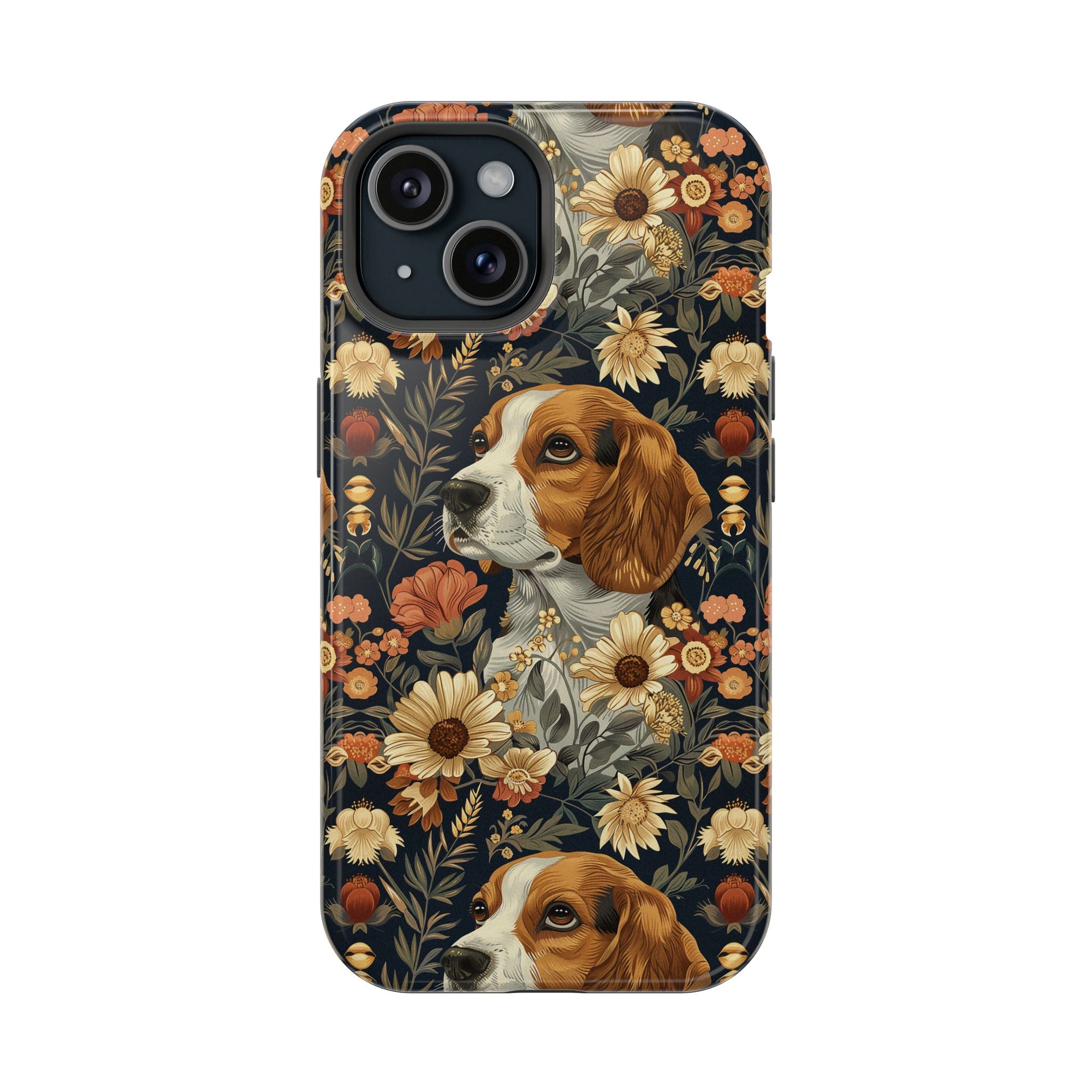 Beagle Blossoms Magnetic Tough Cases