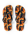 Rottweiler Chic Pawsitivity Flip Flops