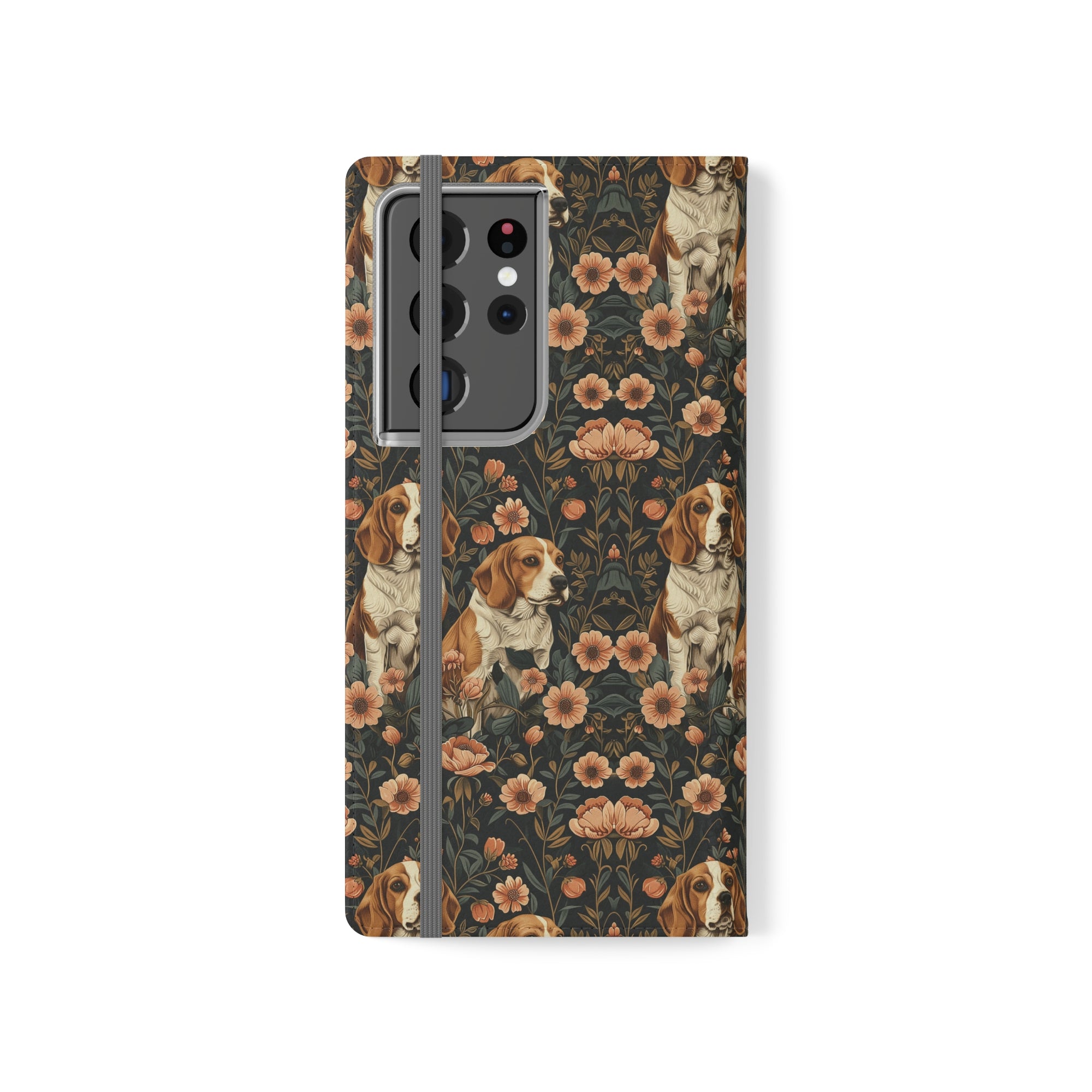 Beagle Blossom Bonanza Flip Cases