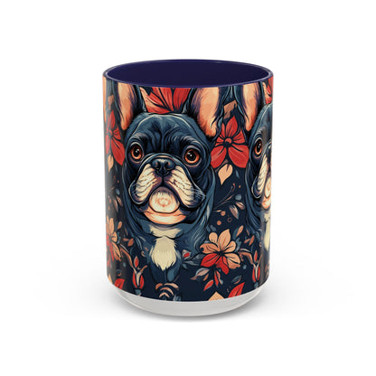 Gothic Rose Bulldog Noir Enchantment Accent Coffee Mug