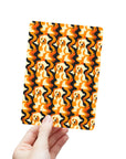 Golden Woof Abstract Glamour Postcards