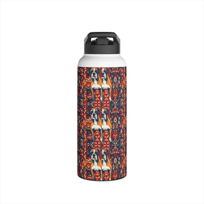 Boxer Blossom Tapestry Delight Stainless Steel Water Bottle