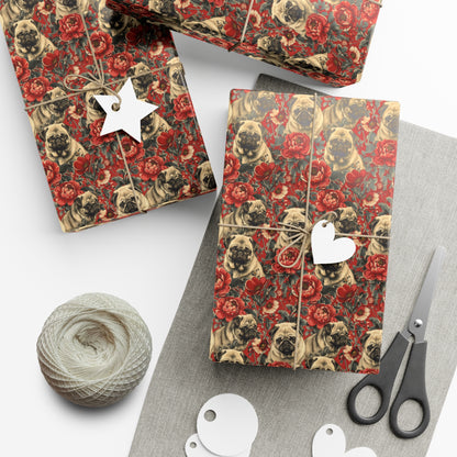 Pug Elegance - Gift Wrapping Paper