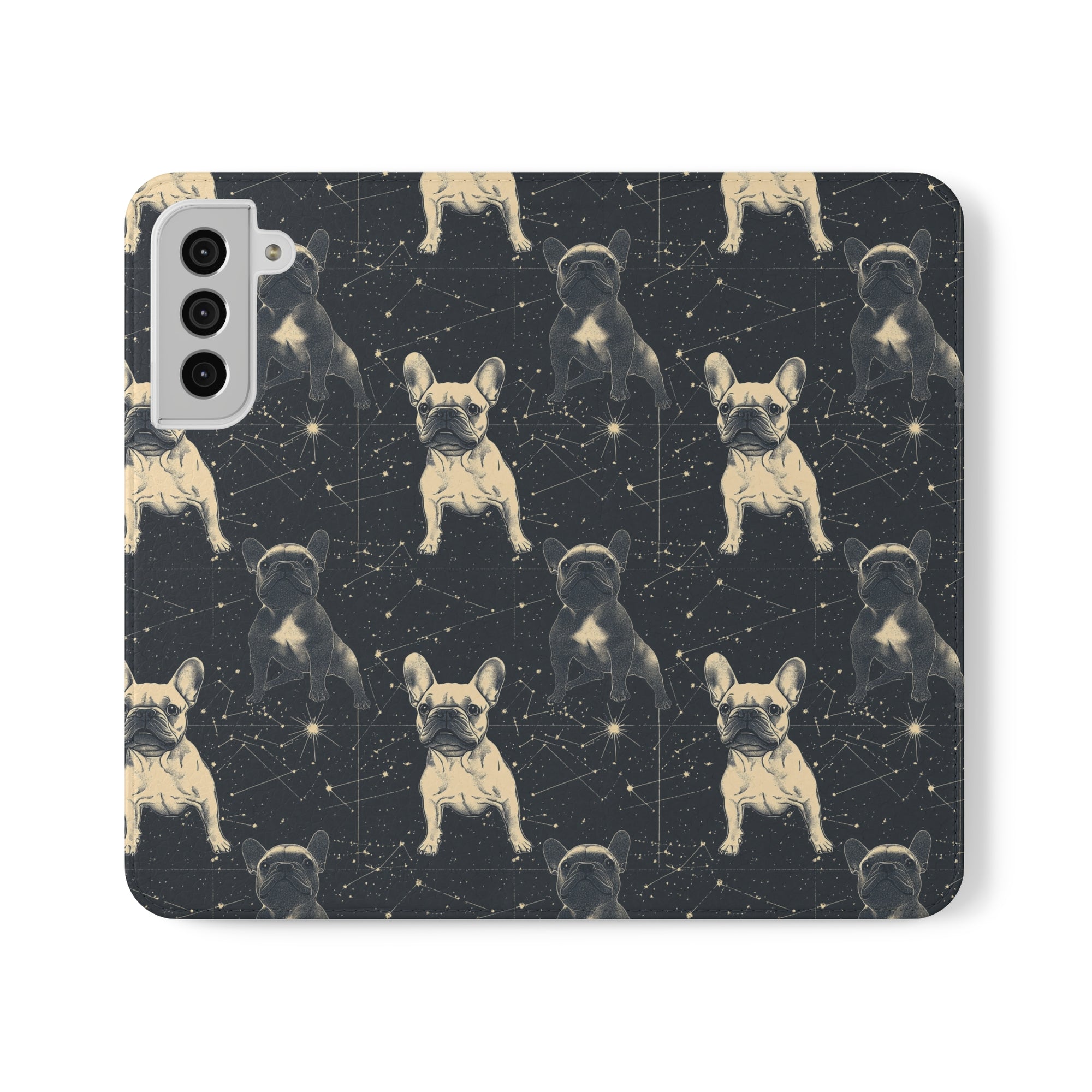 Frenchie Celestial Soar Flip Cases