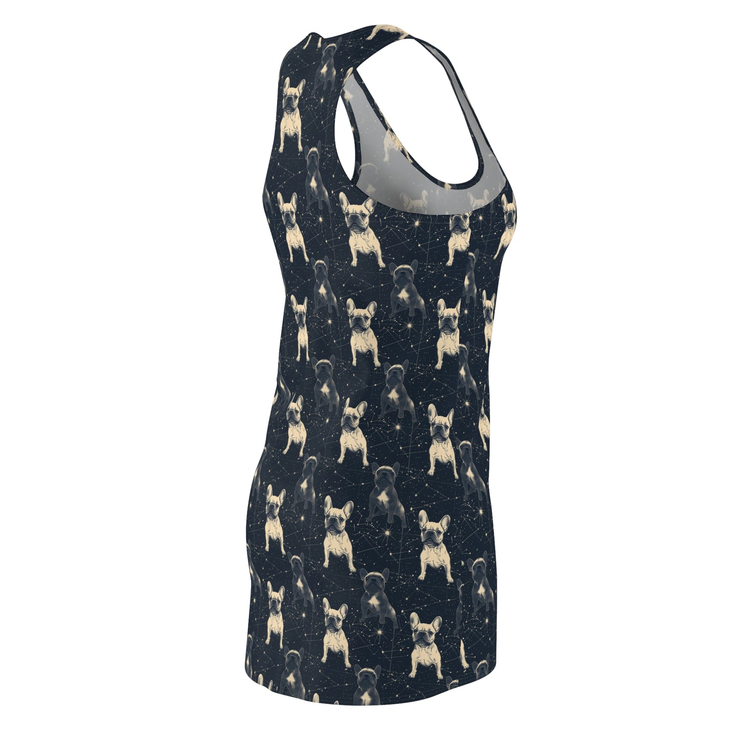 Frenchie Celestial Soar Women's Racerback Dress