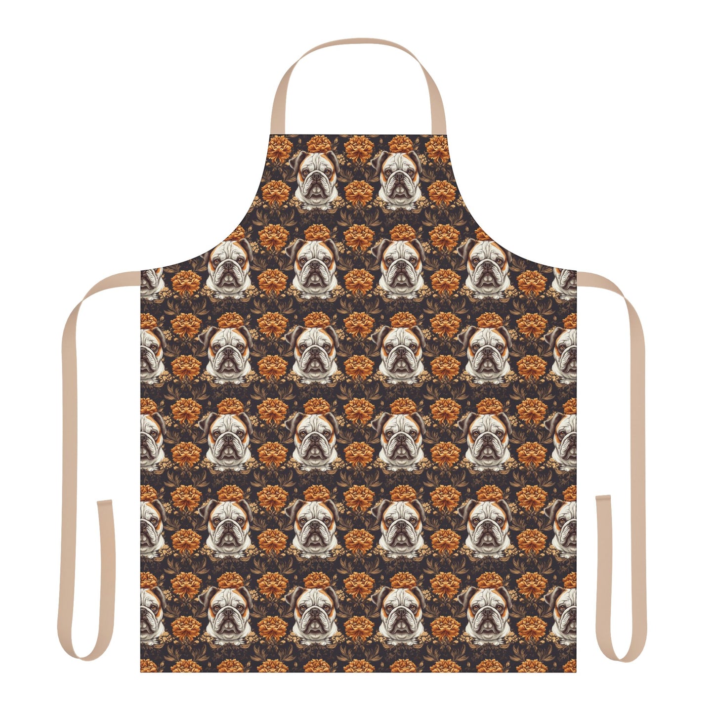 Bloomingly Bulldogistic Bouquet Apron