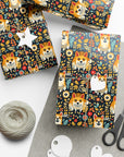 Corgi Rainbow Vine Dream Gift Wrap Papers