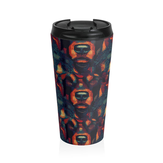 Rustic Rottie Charm Stainless Steel Travel Mug