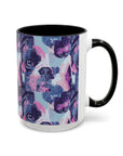 Funky Geometric Boxerista Accent Coffee Mug