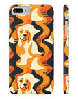 Golden Woof Abstract Glamour Slim Phone Cases