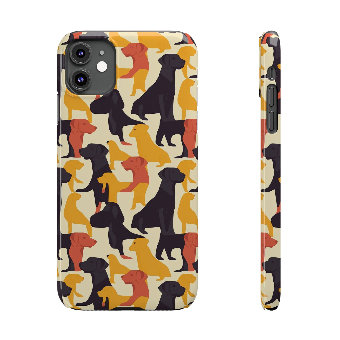 Modern Charm Labrador Chic Slim Phone Cases