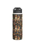 Beagle Blossom Bonanza Stainless Steel Water Bottle