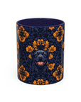 Royal Rottweiler Regalia Accent Coffee Mug