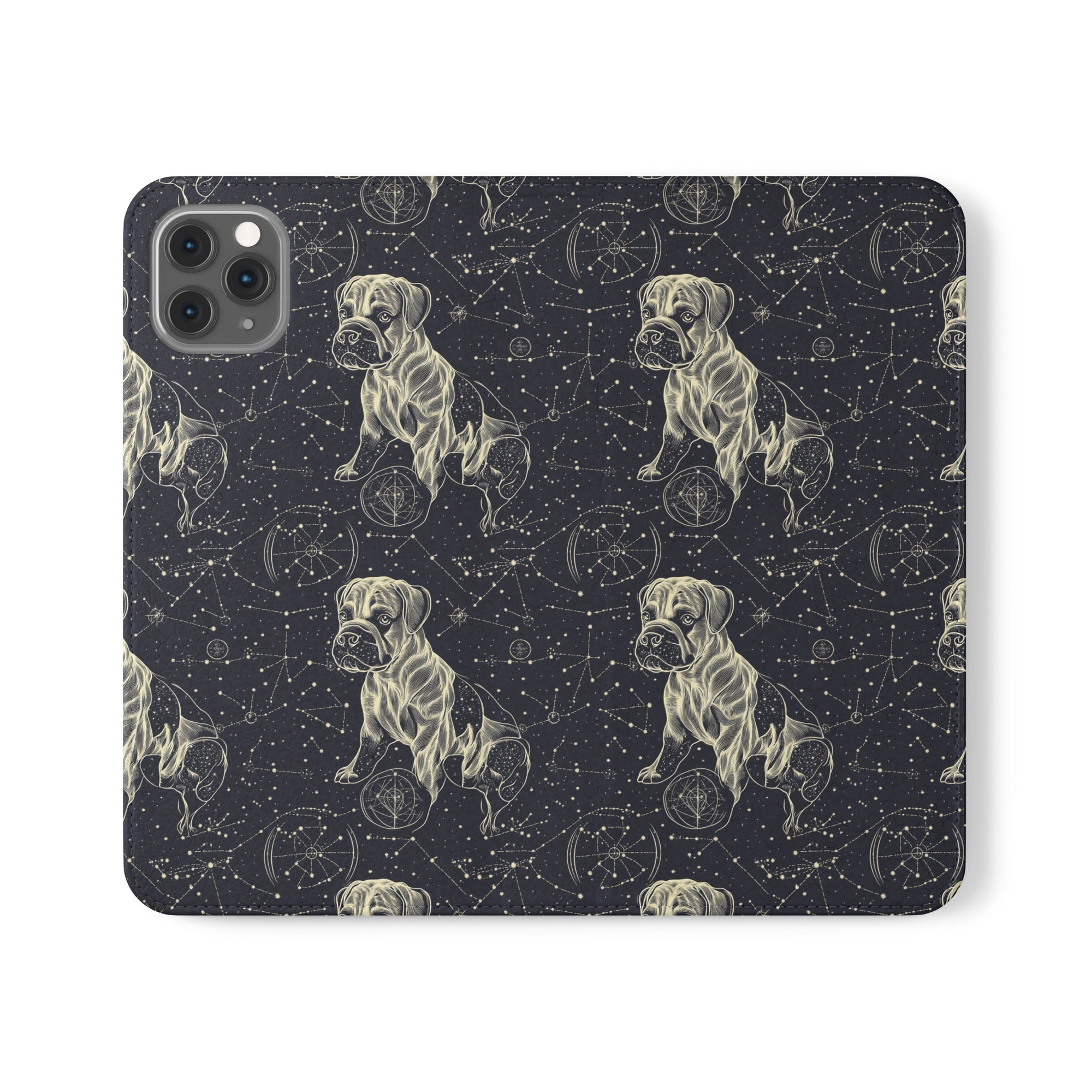 Celestial Boxer Bliss Flip Cases