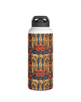 Yorkie Charm Twins Stainless Steel Water Bottle